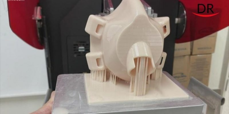 Dentists in Utah Produce Reusable Masks Using 3D Printers.