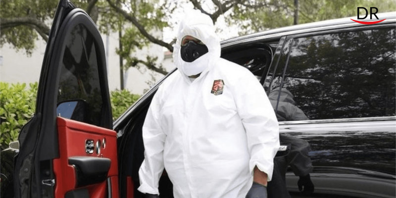 DJ Khaled Wears Hazmat Suit to Visit His Dentist
