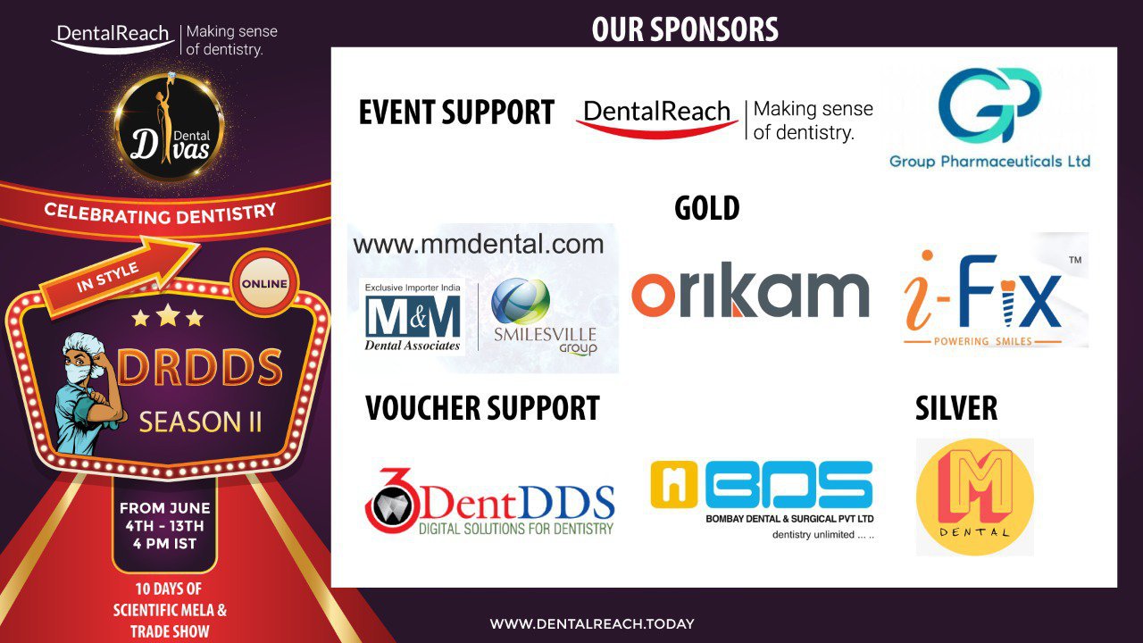 DRDDS 2: Recognising our sponsors!