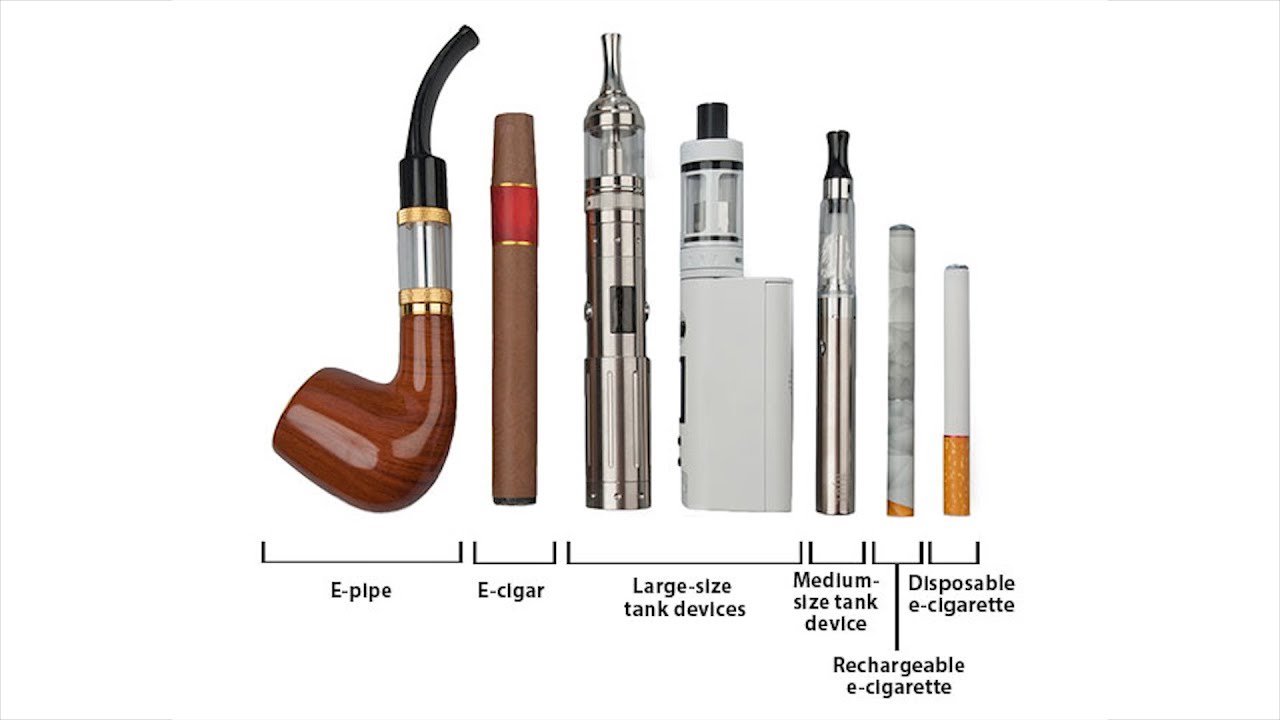 Electronic cigarettes used: first generation disposable e-cigarette (A)