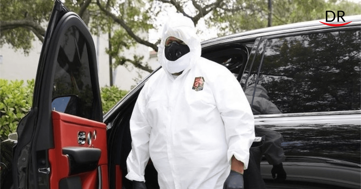DJ Khaled Wears Hazmat Suit to Visit His Dentist