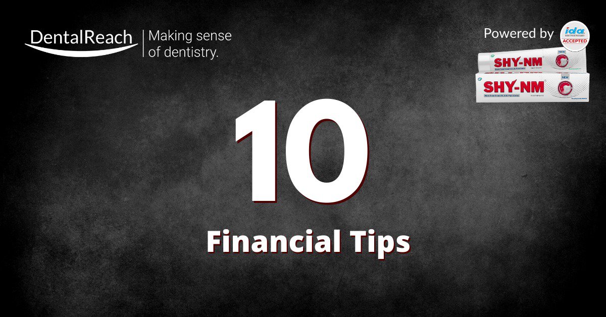 10 Financial Tips for a Fresher Dentist cover