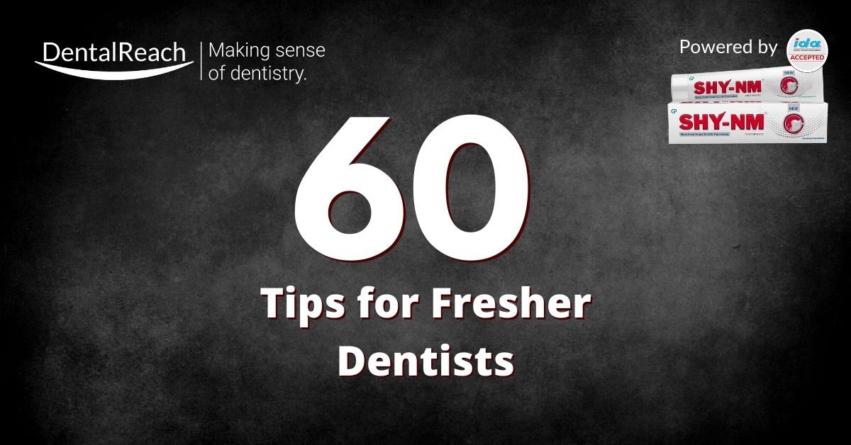 60 Tips for Fresher Dentists cover